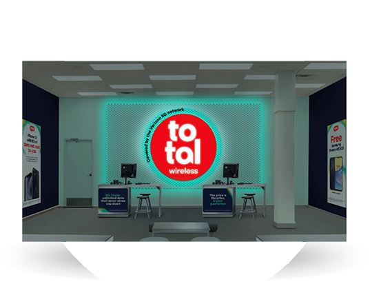 Total Wireless Store Interior