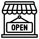 Stores opened icon